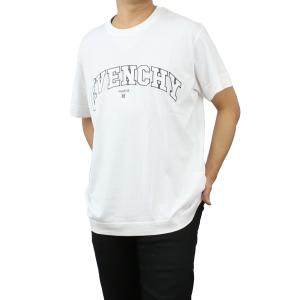 ジバンシー GIVENCHY メンズ−Ｔシャツ ブランド BM71CW 3Y6B 116 ホワイト系...