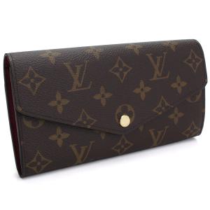 LOUIS VUITTON◇長財布/エナメル/RED/総柄/レディース/M91165