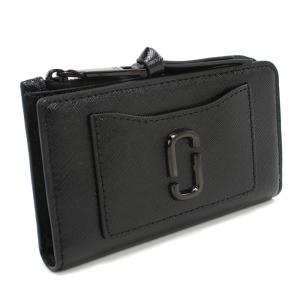 MARC JACOBS マークジェイコブス 二つ折り財布 小銭入付き 2F5SMP071S01 001 THE MEDIUM FLAT WALLET レディース ブラック