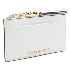 マイケルコース MICHAEL KORS EMPIRE 小銭入れ　ブランド 34H3G8ED1L　LEATHER　085 OPTIC WHITE ホワイト系　mini-01　wallet-01 new-02｜bighit