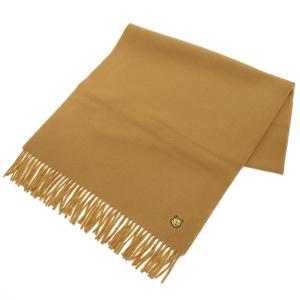 メゾンキツネ MAISON KITSUNE マフラー FOX HEAD PATCH SCARF LW06201　WA0018　M794 GOLDEN BROWN-CARAMEL ブラウン系 warm-01 win-03w win-03m gif-01w｜bighit