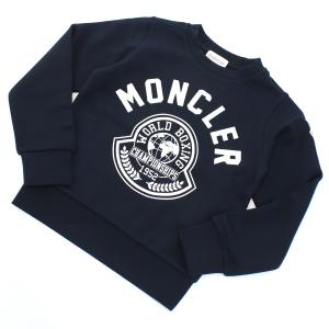 【大人もOK】モンクレール MONCLER キッズ スウェット ブランド 8G00002 FELPA MANICHE L　899PS　778 ネイビー系　kb-01 apparel-01｜bighit