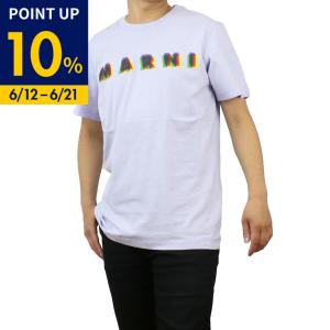 MARNI マルニ モヘアパッチ ロゴTシャツ HUMU0223S1 UTC406 黒