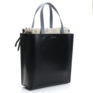 マルニ MARNI 2WAY トートバッグ ショルダーバッグ ポリアミドナイロン/コットン ブラック/ナチュラル SHMP0077U0 中古 新入荷 OB2620 MARNI（マルニ） MARNI 2WAY トートバッグ ショルダーバッグ