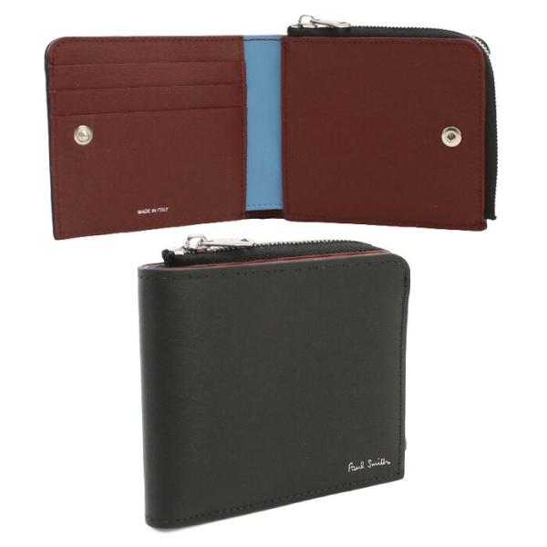 Paul Smith ポールスミス 二折財布小銭入付き M1A7970 WSTRGS 79 メンズ ...