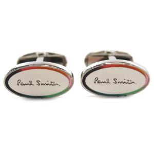 ポールスミス Paul Smith  カフス ブランド M1ACUFF HLOVAL 92 シルバー  accessory-01｜bighit