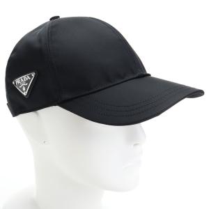 プラダ PRADA ユニセックス−帽子類 ブランドキャップ ブランドロゴ 1HC274 2DMI F0002 ブラック cap-01｜bighit