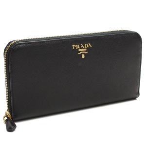 PRADA  ラウンドファスナー　長財布　サフィアーノ　1ML506  ブラック　本日限定 SAFFIANO（PRADA） プラダ 長財布 サフィアーノ トライアングル ジップ