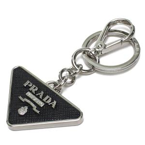 PRADA トライアングル サフィアーノ キーリング ブラック 1PP128 楽天市場】【P5倍】プラダ／PRADA トライアングルロゴ
