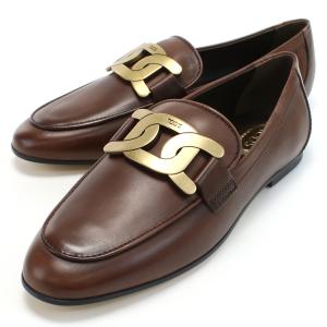 トッズ TOD'S レディース ケイト レザー ブランド ローファー XXW79A0DD00 NF5 S607 ブラウン系 shoes-01 goods-w｜bighit