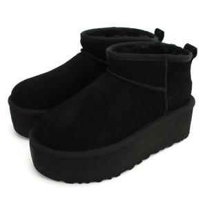 UGG（アグ） スエード 厚底 ムートンブーツ Classic Ultra Mini New