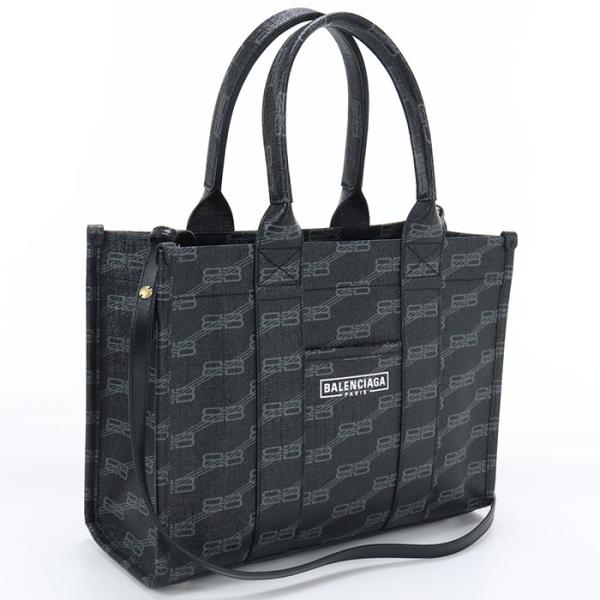 中古美品バレンシアガBALENCIAGA ハードウエア スモール トート PVC 671402 10...