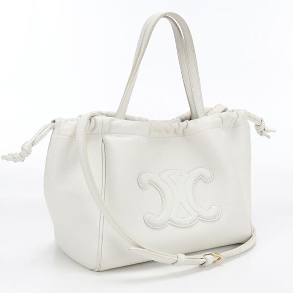 中古良品 CELINE セリーヌ ハンドバッグ 111013ENY.01BC スモール カバ ドロー...