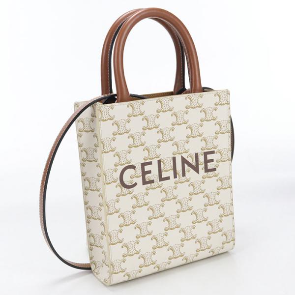 中古良品 CELINE セリーヌ ハンドバッグ 19437 2BZK ミニ バーティカル カバ トリ...
