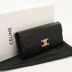 CELINE（セリーヌ） ラージジップウォレット トリオンフ 長財布 レザー