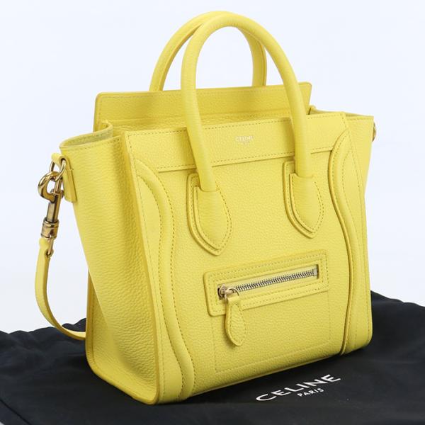 中古良品セリーヌCELINE ラゲージナノ ブランド トートバッグ 18924 3DRU 11CT ...