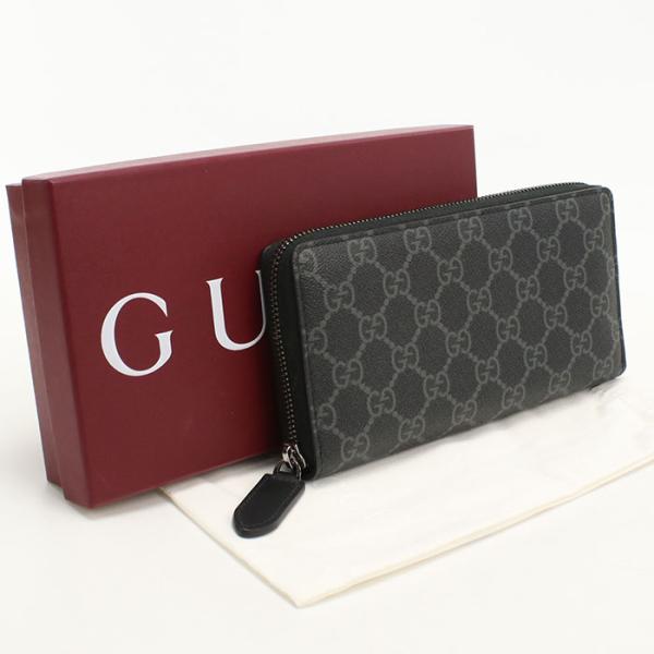 中古良品 GUCCI グッチ 長財布ラウンドファスナー 821207 ジップアラウンドウォレット G...