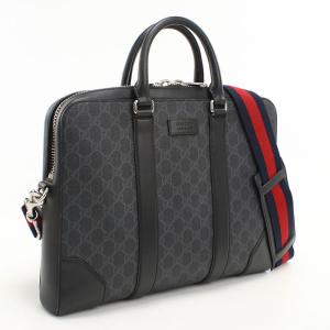 GUCCI（グッチ） ビジネスバッグ ブリーフケース GGエンボス ブラック