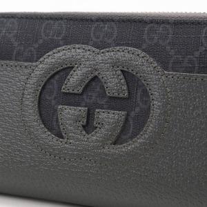 中古美品 GUCCI グッチ 長財布ラウンドフ...の詳細画像3