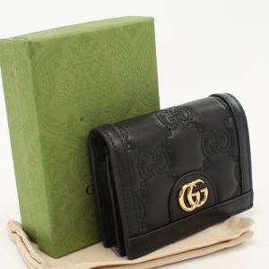 グッチ 二つ折り財布 ホースビット 1955 コンパクトウォレット GG