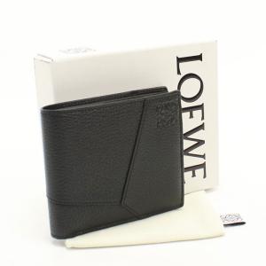 LOEWE（ロエベ） 財布 二つ折り C510302X16 ブラック パズル バイ