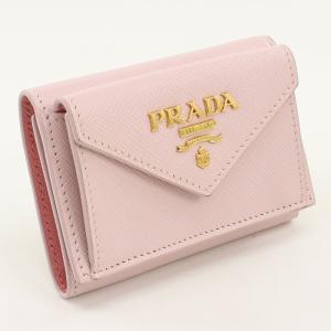 PRADA（プラダ） 中古良品 三つ折り財布 サフィアーノレザー