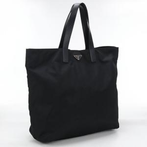 プラダ トートバッグ ギャザー ナイロン BN2346 PRADA 2way 黒 【安心