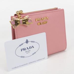 PRADA（プラダ） PRADA 2つ折り財布 小銭入れ付き SAFFIANO TRIANGOLO