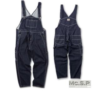 大きいサイズ メンズ Mc.S.P デニムオーバーオール 3L 4L 5L 6L 8L