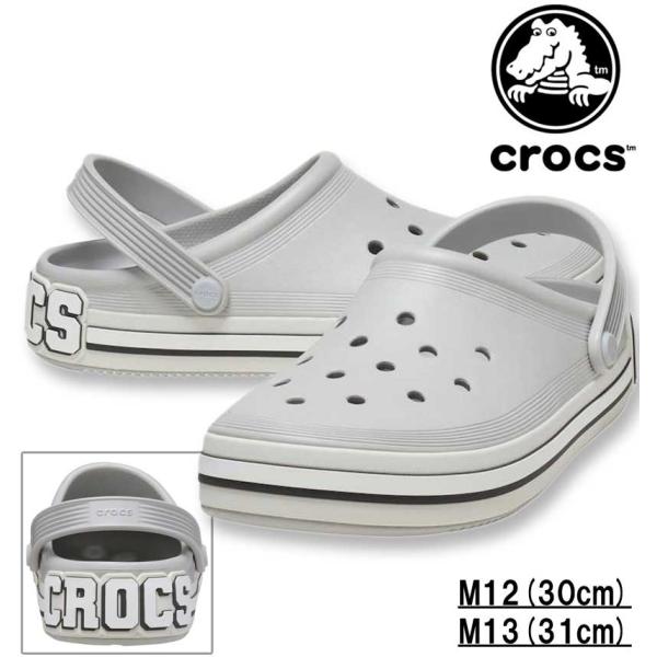 大きいサイズ メンズ crocs クロックス サンダル (OFF COURT LOGO CLOG) ...