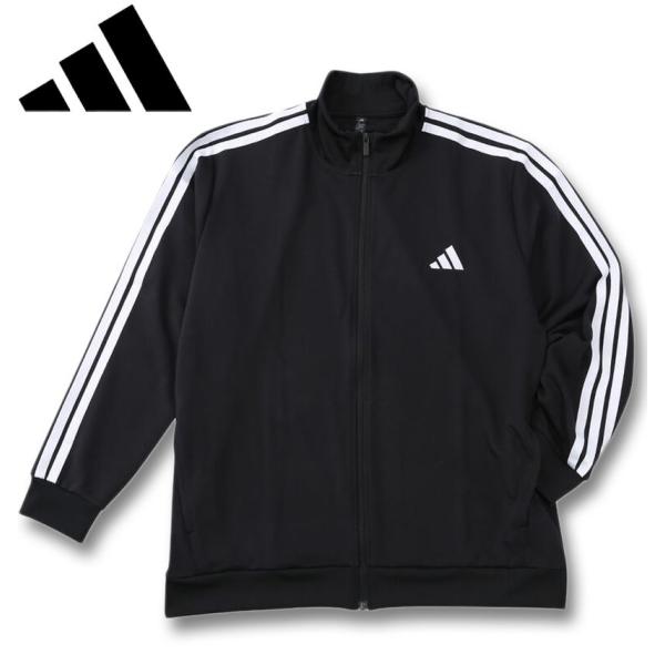 大きいサイズ メンズ adidas アディダス MH 3S トラックトップ ジャージ ジャケット 4...