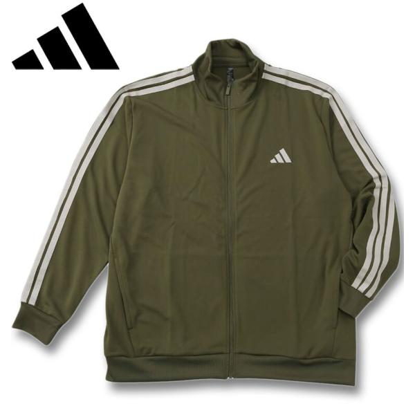 大きいサイズ メンズ adidas アディダス MH 3S トラックトップ ジャージ ジャケット 4...