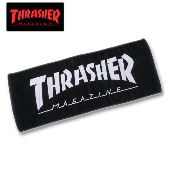 THRASHER MAG LOGOフェイスタオル