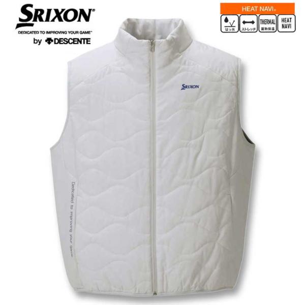 大きいサイズ メンズ SRIXON ヒートナビ アウターベスト 3L 4L 5L 6L