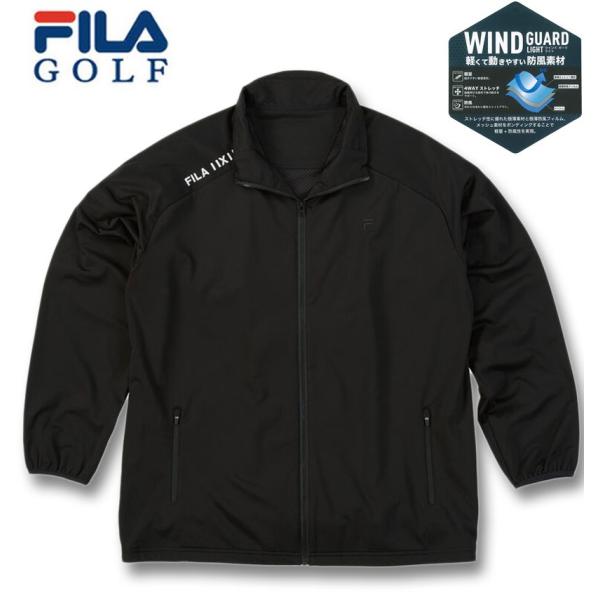 大きいサイズ メンズ FILA GOLF 4WAY ライトボンディング ブルゾン 3L 4L 5L ...