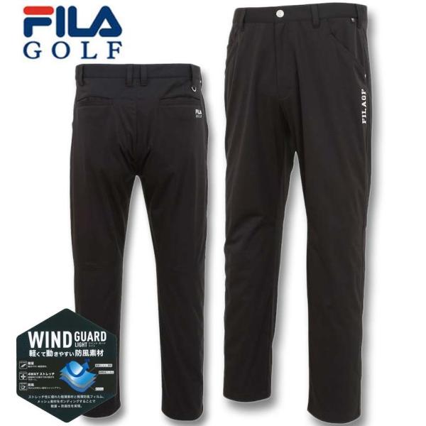 大きいサイズ メンズ FILA GOLF 4WAY ライトボンディング 多機能ポケット パンツ 10...