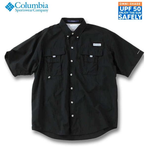 大きいサイズ メンズ Columbia バハマショートスリーブシャツ 1X/3L〜6X/8L