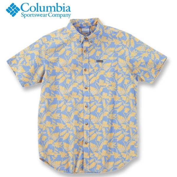 大きいサイズ メンズ Columbia ラピッドリバー プリンテッド 半袖シャツ 1X 2X 3X ...