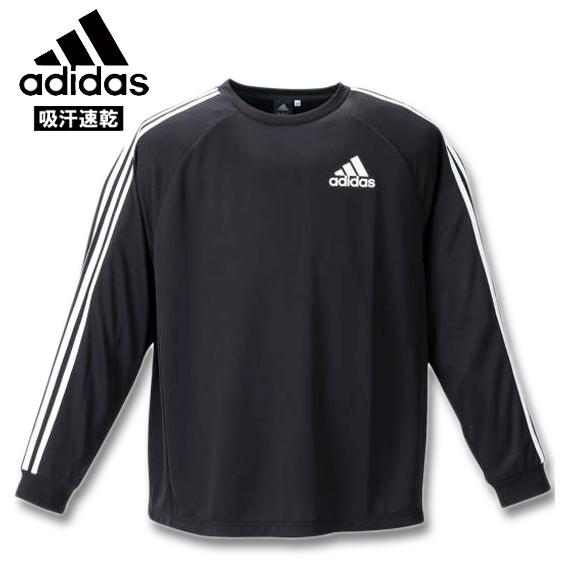 大きいサイズ メンズ adidas(アディダス) 長袖Tシャツ 3XO〜8XO