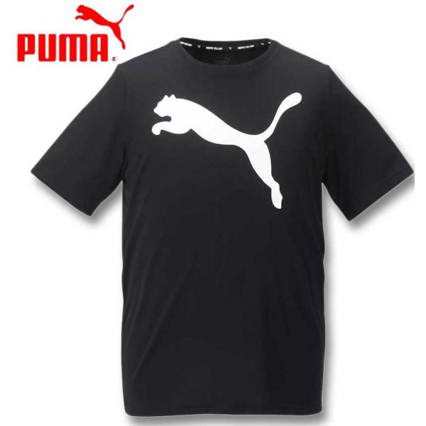 大きいサイズ メンズ PUMA アクティブビッグロゴ半袖Tシャツ 2XL 3XL 4XL