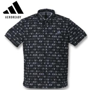 大きいサイズ メンズ adidas golf アディダスゴルフ マルチカラープリント半袖B.Dシャツ 3XL｜biglibero