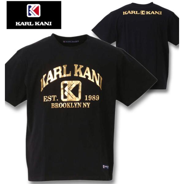 大きいサイズ メンズ KARL KANI 天竺半袖Tシャツ 3L 4L 5L 6L 8L