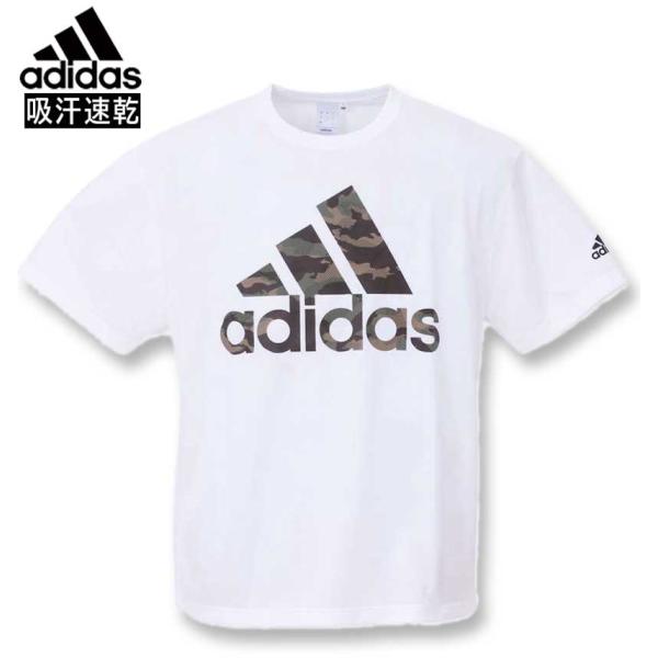 大きいサイズ メンズ adidas アディダス BOSカモ半袖Tシャツ 3XO〜8XO
