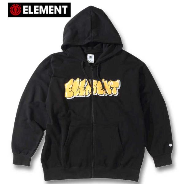 大きいサイズ メンズ ELEMENT BOMBING フルジップパーカー 3L 4L 5L 6L