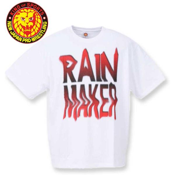 大きいサイズ メンズ 新日本プロレス オカダ・カズチカ「RAINMAKER」半袖Tシャツ 3L 4L...