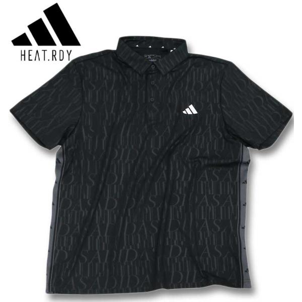 大きいサイズ メンズ adidas golf HEAT.RDY デボスグラフィック 半袖シャツ 3X...