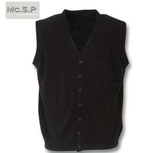 希少  CLOT ニットベスト 2XL ビッグサイズ 未使用 タグ付 大きいサイズ メンズ Mc.S.P ニットベスト 3L 4L 5L 6L 8L : 大きい