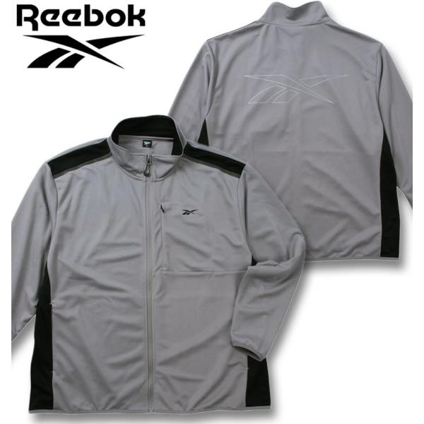 大きいサイズ メンズ Reebok ストレッチ ジャージ ジャケット 3L 4L 5L 6L 8L