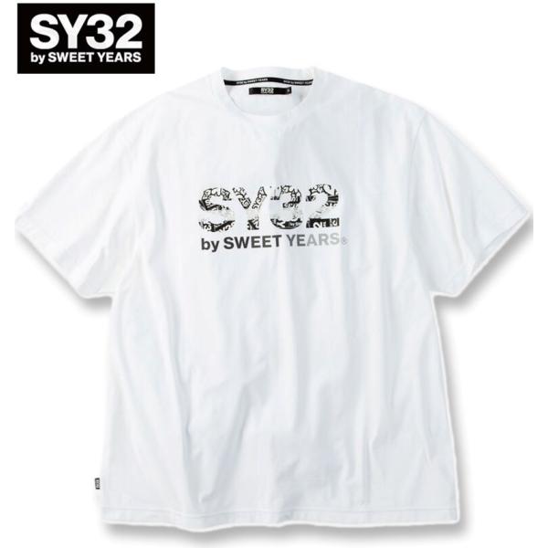 大きいサイズ メンズ SY32 by SWEET YEARS ベーシック グラフィック ロゴ 半袖 ...