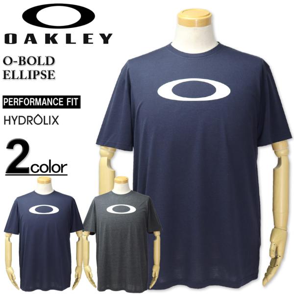 大きいサイズ メンズ OAKLEY(オークリー) エリプスロゴ半袖Tシャツ O-BOLD ELLIP...